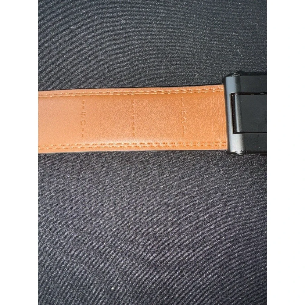 Kemisant Adjustable Rachet Belt Trim To Size Up To 52 Lot Of 2 Belts Gray Brown
